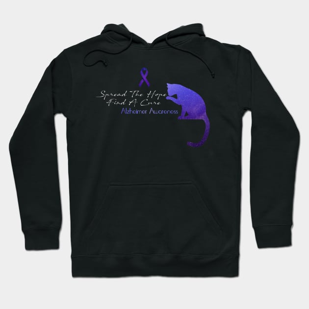 Alzheimer Awareness Spread The Hope Find A Cure Gift Hoodie by thuylinh8